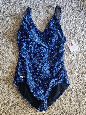 Speedo NWT Floral One-Piece Swimsuit